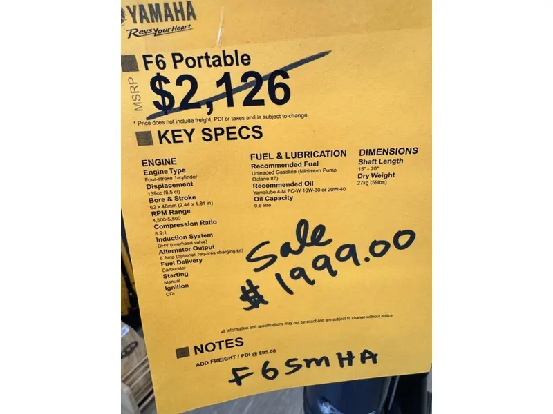 Yamaha F6SMHA 2024