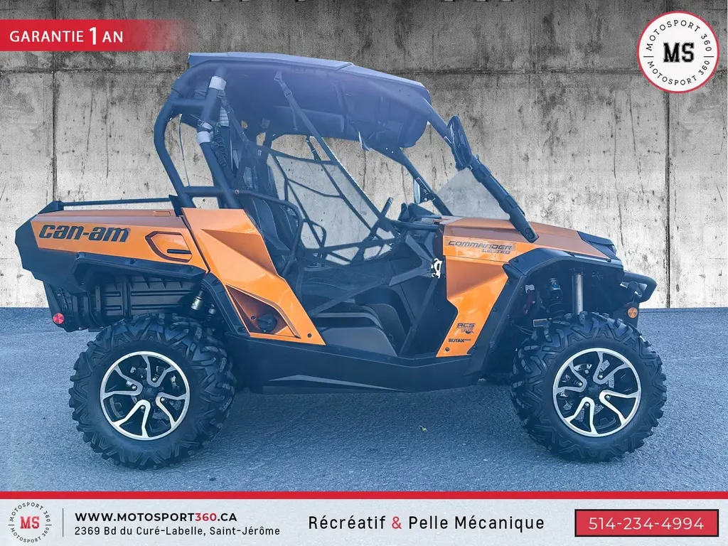 Can-Am COMMANDER 1000 LIMITED 2016 - TRÈS TRÈS PROPRE !