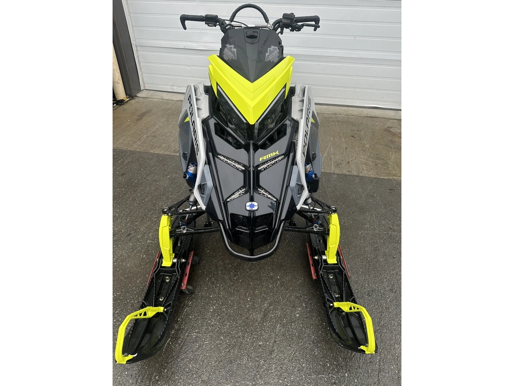 2022 Polaris Patr Boost Matryx Slash Pro Rmk 163 3" - Stealth Gray / Ghost Gray / Lime Squeeze alt