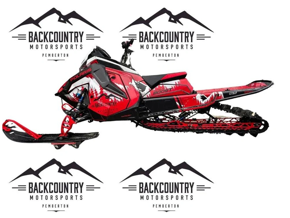 2022 Polaris Patr Boost Matryx Slash Pro Rmk 165 2.75" - Indy® Red / Gloss Black / White Lightning alt