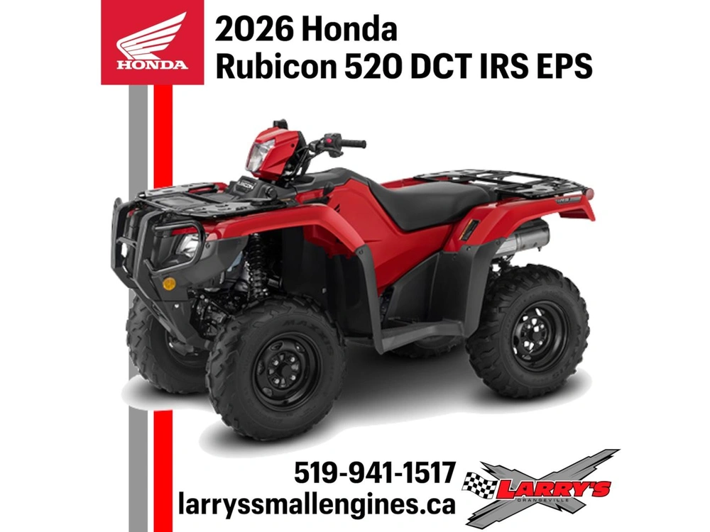 2026 Honda Rubicon 520 Dct Irs Eps Trx520fa6t alt