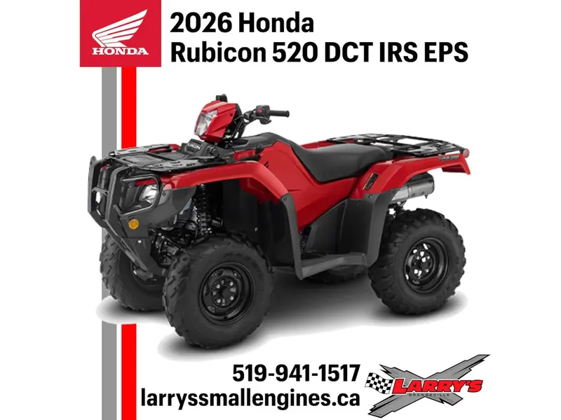 2026 Honda Rubicon 520 DCT IRS EPS TRX520FA6T