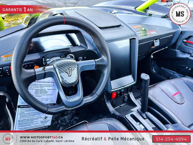 2026 SEGWAY VILLAIN SX 1000 PREMIUM SUPER BOLIDE !