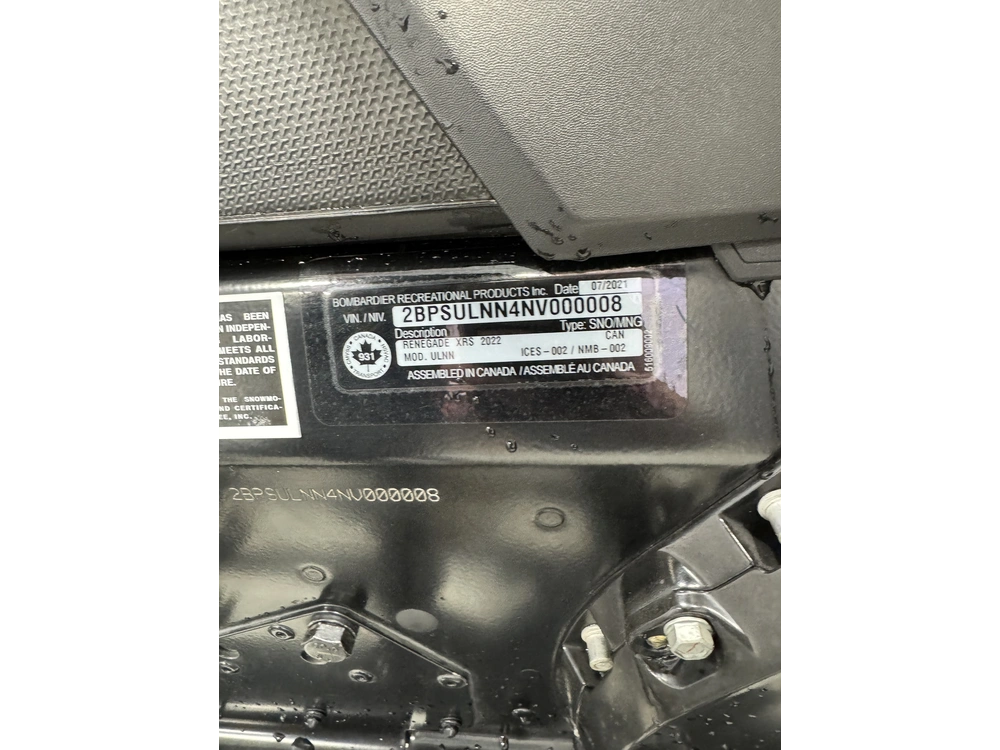2022 Ski-doo Renegade Xrs 850 E-tec alt