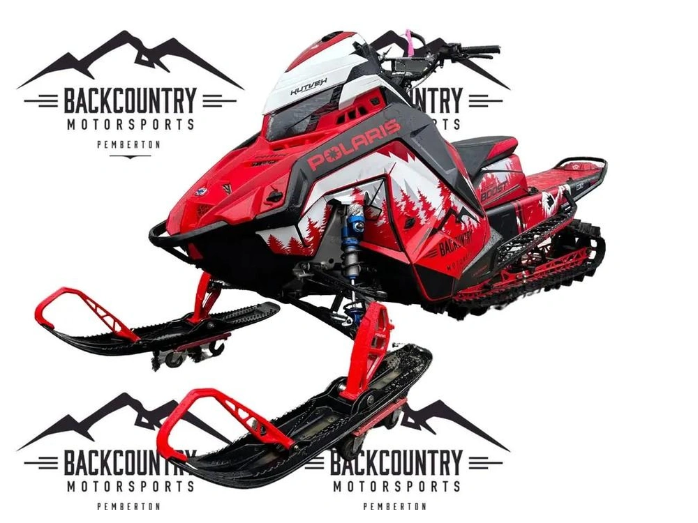 2022 Polaris Patr Boost Matryx Slash Pro Rmk 165 2.75" - Indy® Red / Gloss Black / White Lightning alt