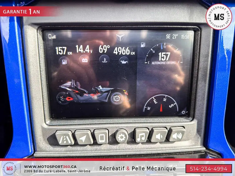 2021 Polaris SLINGSHOT R AUTODRIVE BAS MILAGE ! VRAIE AUBAINE !!!