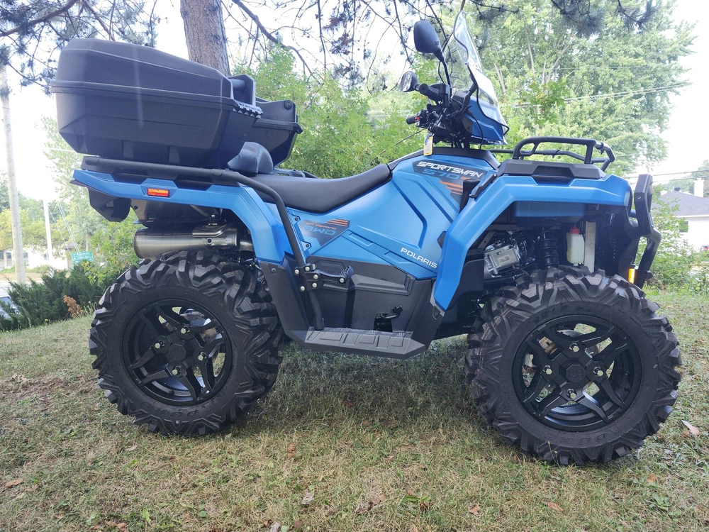 2025 Polaris Sportsman 570 Trail - Electric Blue Beauce Sports | Rive-sud Québec | Idéal Sentiers alt