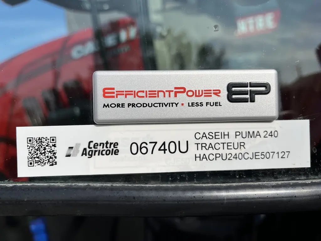 2018 Case IH Puma 240 CVT
