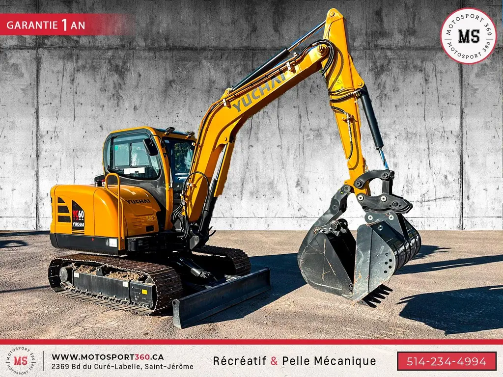 YUCHAI YC60 EXCAVATRICE NEUVE !!! 2024 - LIQUIDATION FINALE !