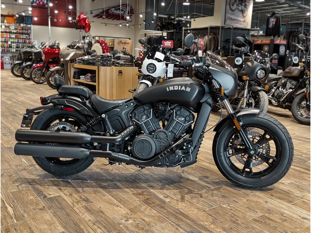 Used 2024 Indian Motorcycle Scout Bobber Sixty ABS // Black Smoke