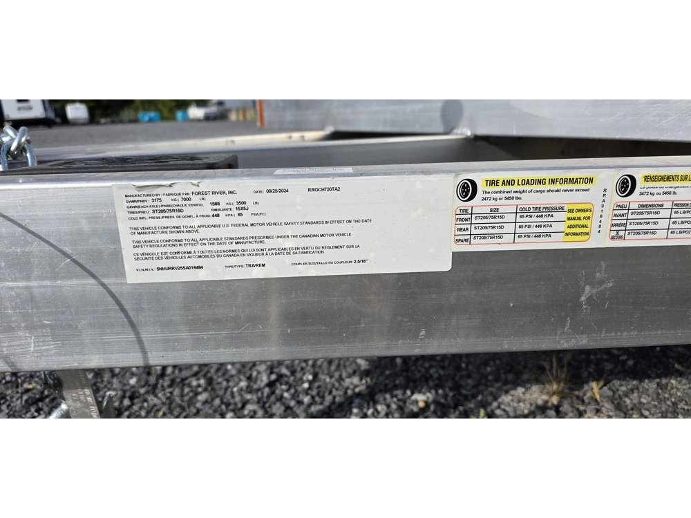 Forest River Rough Rider Utility Trailer Rroch720t2 2025 alt