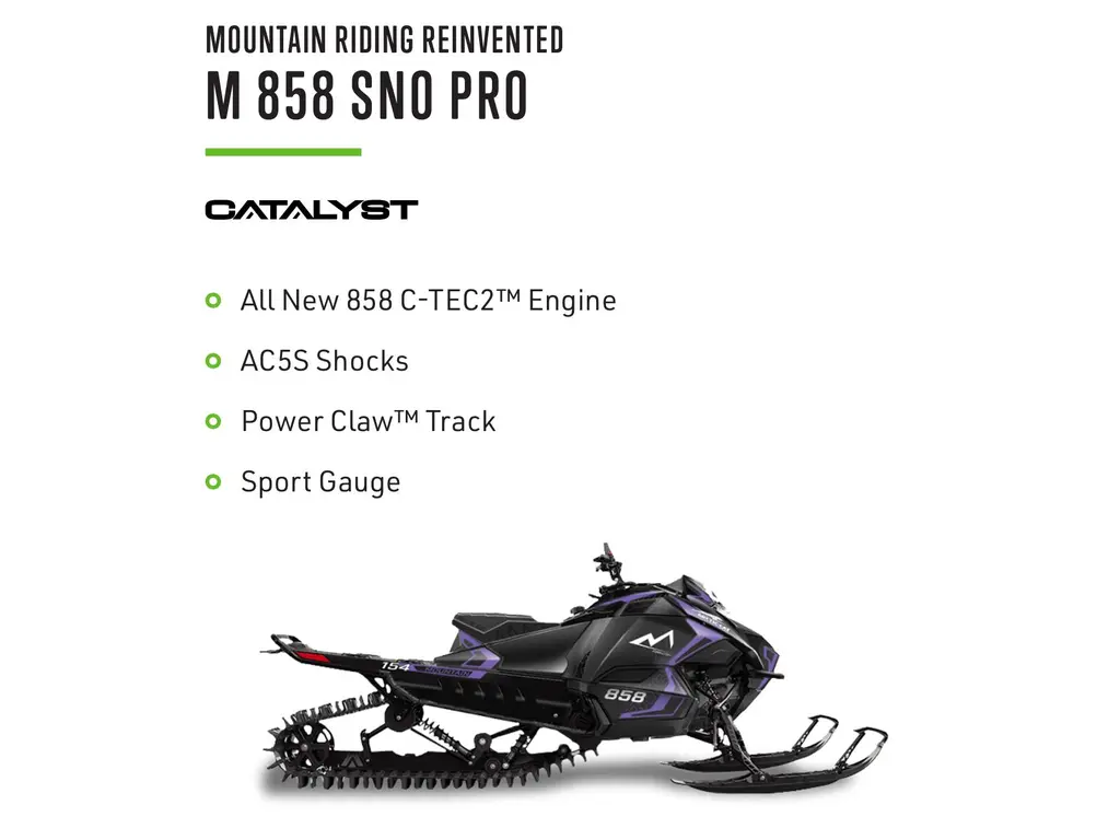 2026 Arctic Cat mtn 858 sp154 es 3 inch