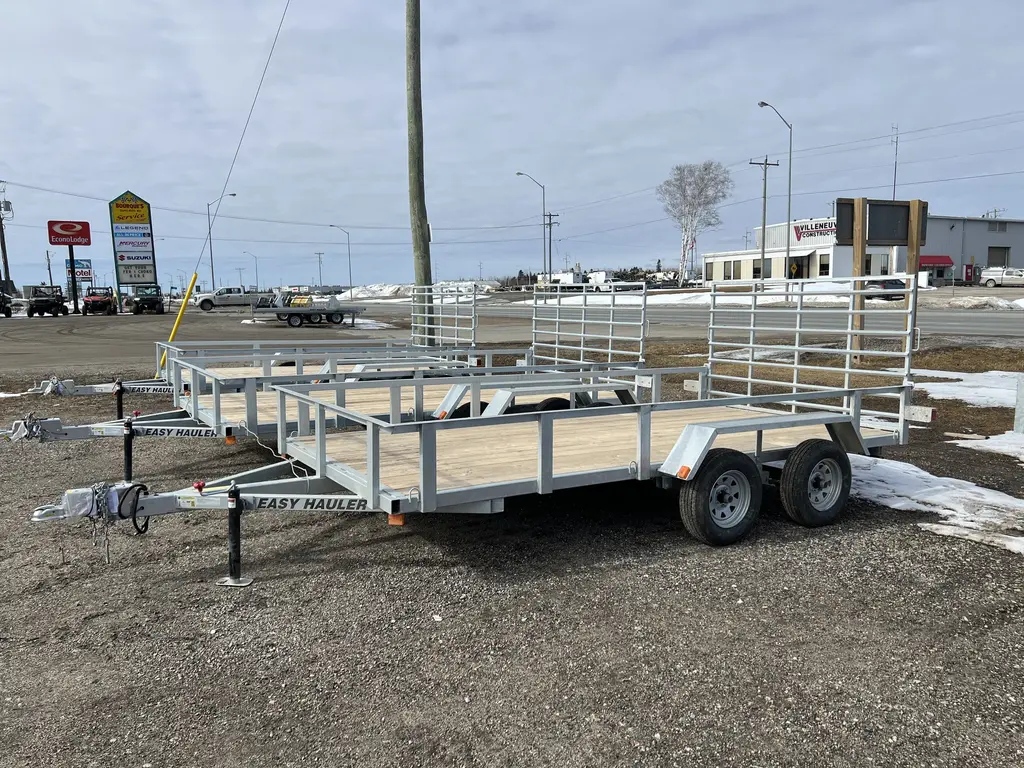 Easy Hauler TRAILER,UTL,82"X14',DUAL AXLE,GALV,REAR RAMP  2025