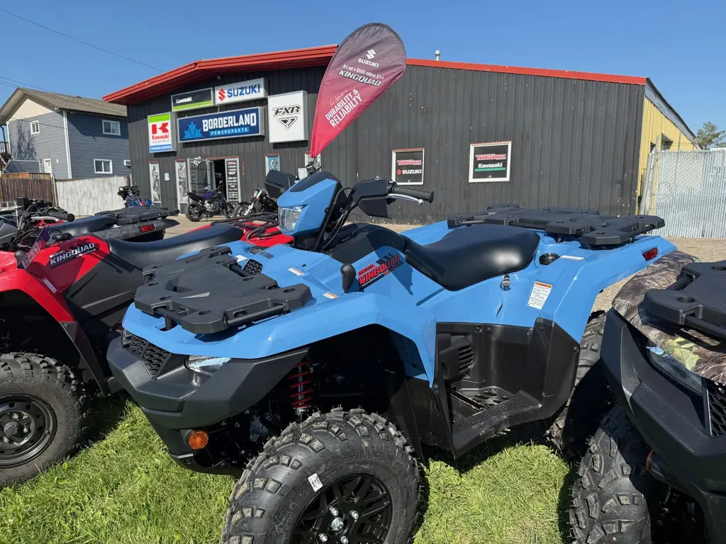 New 2026 Suzuki KingQuad 750 XPZ Power Steering - Armored Blue