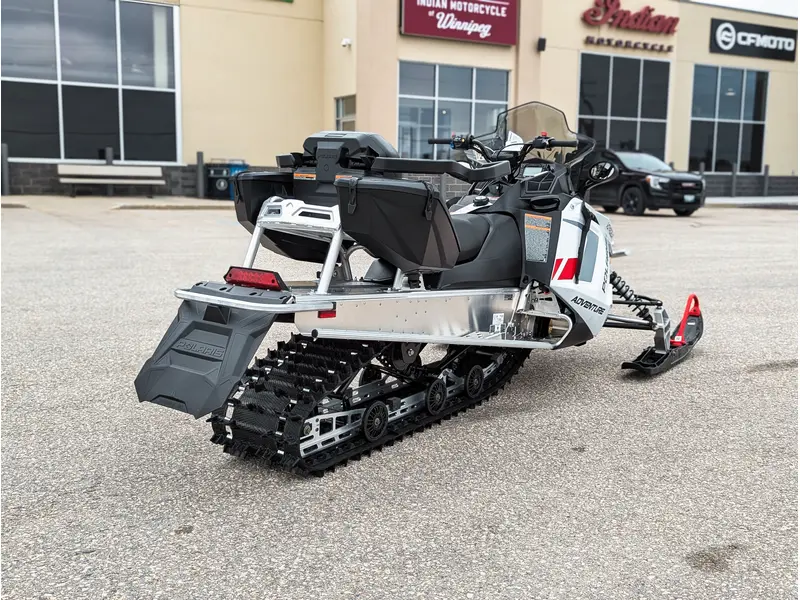 2025 Polaris 550 Voyageur Adventure // White Lightning