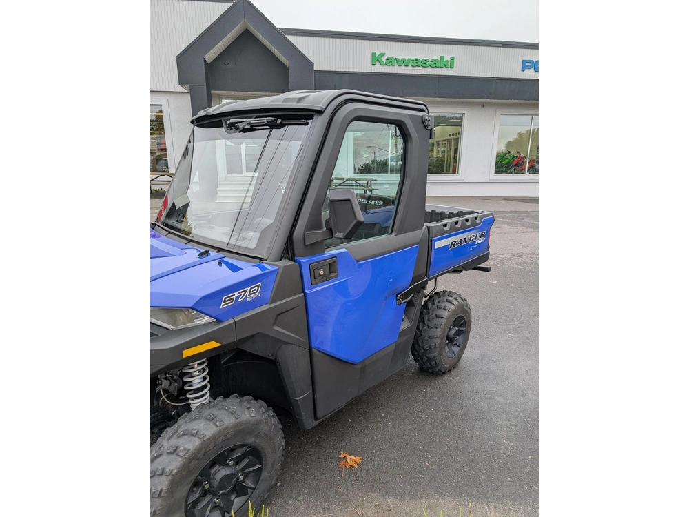 2022 Polaris Ranger 570 Sp Bleu Cabine 🚜 Comparable Can-am Defender Dps 570 & Yamaha Wolverine 850 🛠️ alt