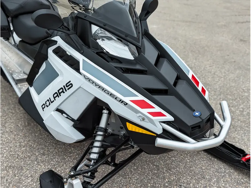 2025 Polaris 550 Voyageur Adventure // White Lightning