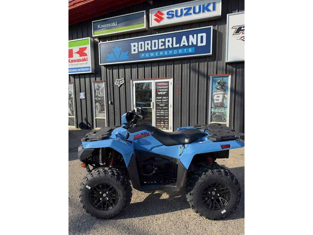 2026 Suzuki KingQuad 750 XPZ Power Steering - Armored Blue Grey 