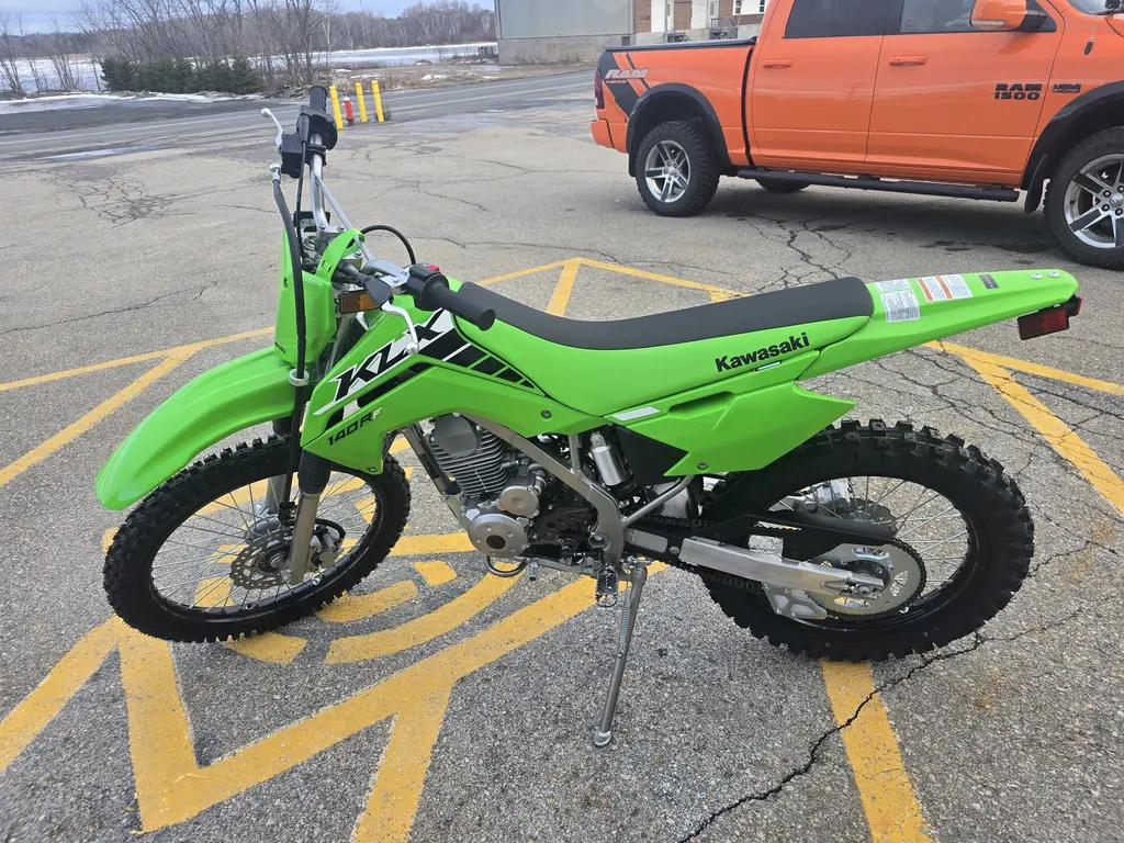 New 2025 Kawasaki KLX140 RF in Bathurst - Kerr's Chain Saw Ltd