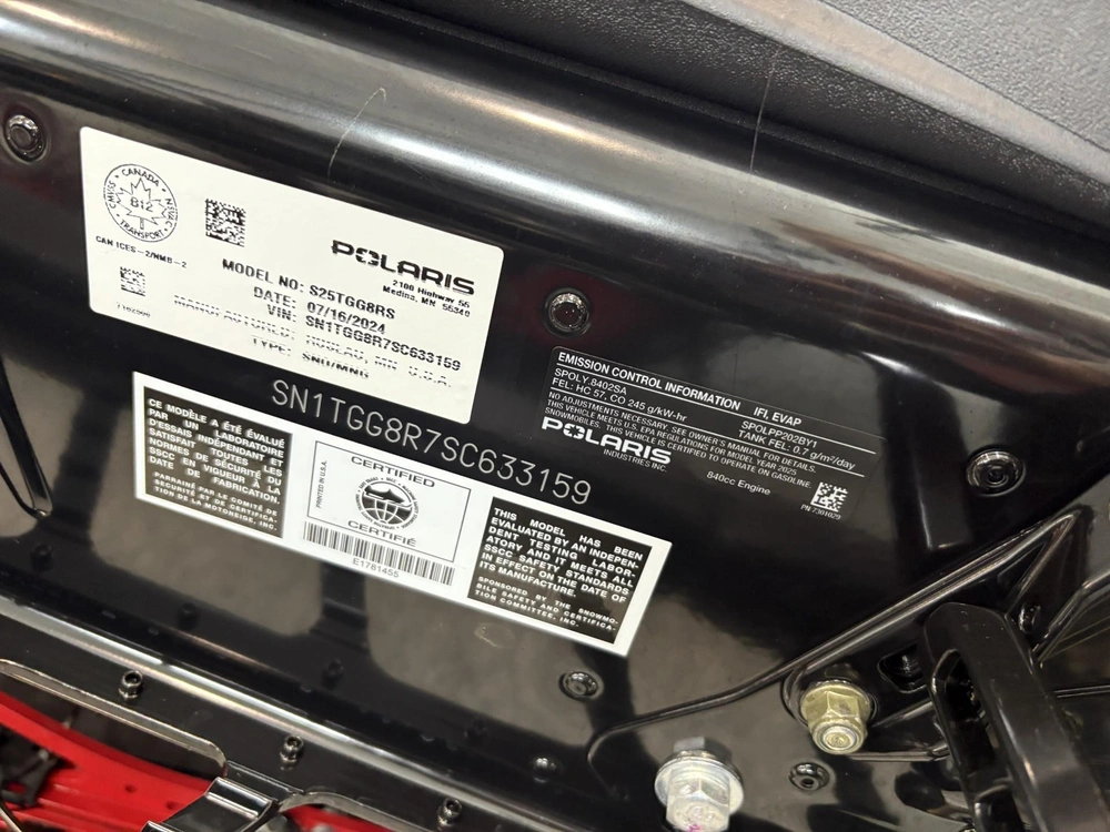 2025 Polaris 850 Rmk Khaos 165 alt