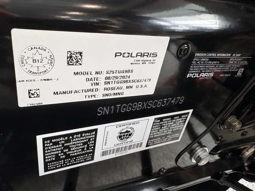 2025 Polaris Patriot 9r Rmk Khaos 165 alt