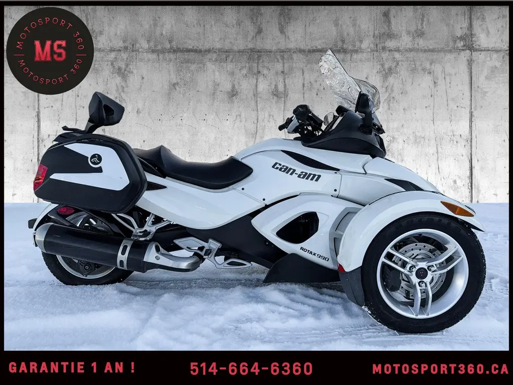 Can-Am SPYDER RS SE5 DOSSIER + VALISES 2012 - SEMI-AUTOMATIQUE !