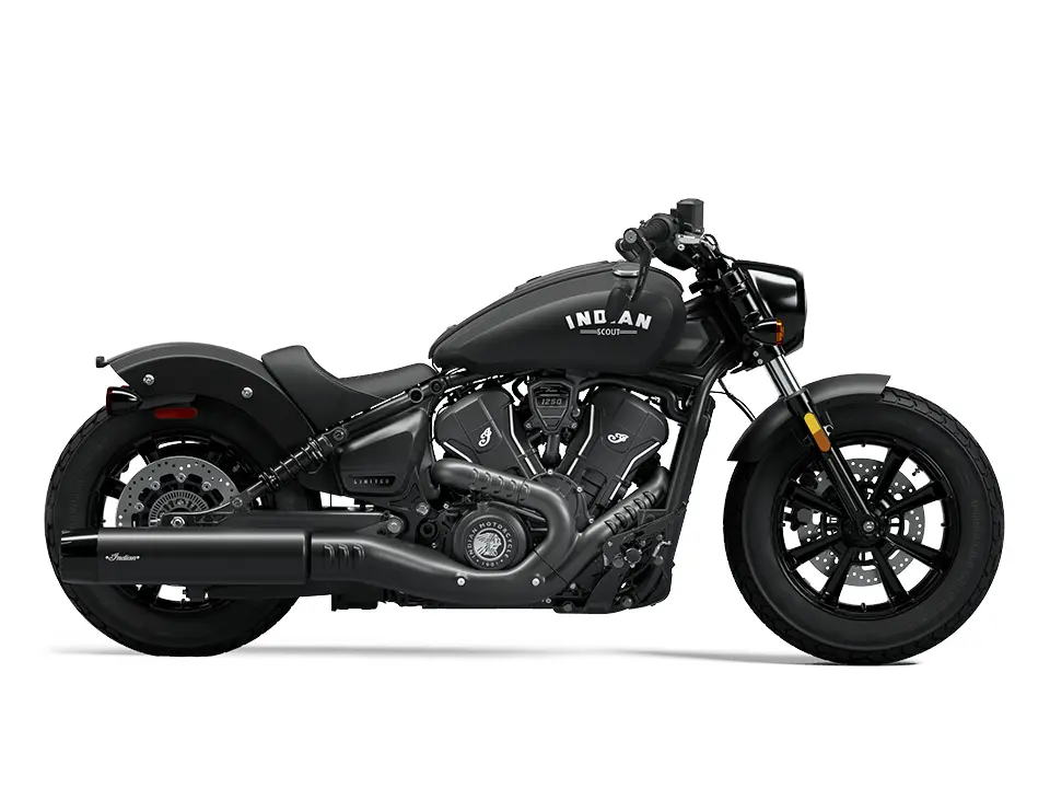 2025 Indian Motorcycle Scout Bobber Limited +Tech // Black Smoke 