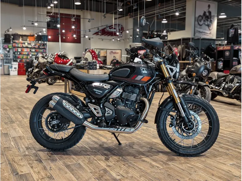 2026 Triumph Scrambler 400 XC // Storm Grey