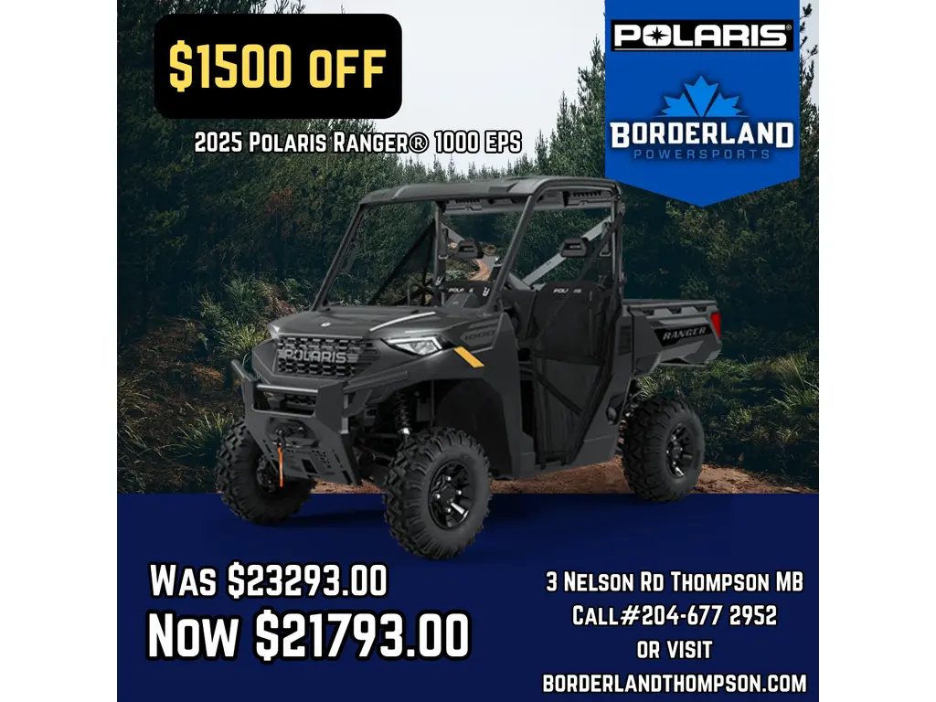 2025 Polaris Ranger® 1000 EPS - GRANITE GREY 