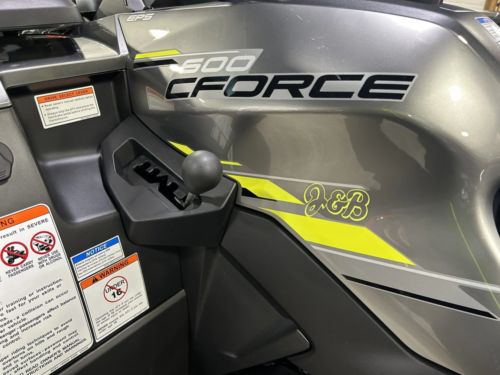 2025 Cfmoto Cforce 600 Touring Velocity Grey alt
