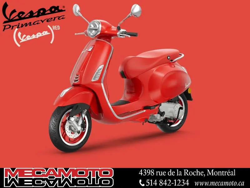 2025 Vespa Primavera 150 ÉDITION RED