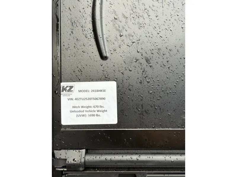 2026 KZ-RV Sportsmen SE 241BHKSE