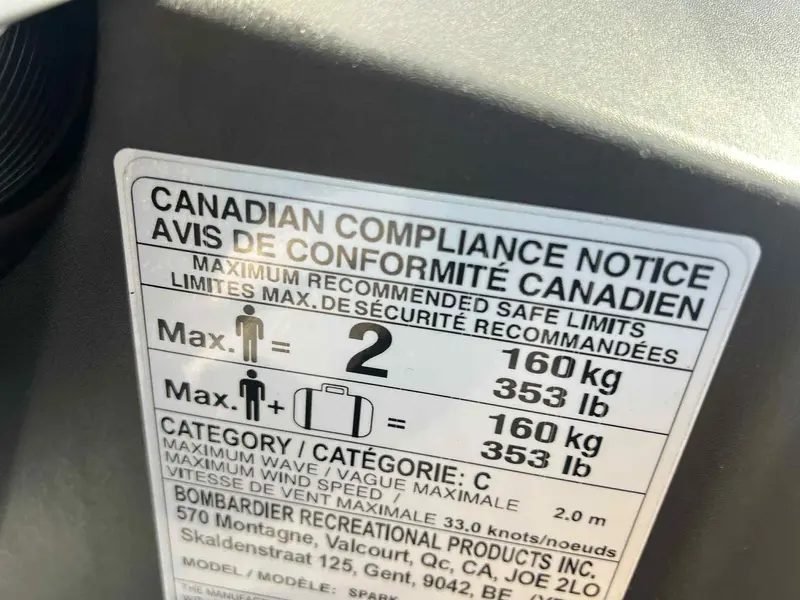 2018 SEADOO SPARK 2UP **PETIT PRIX!!**