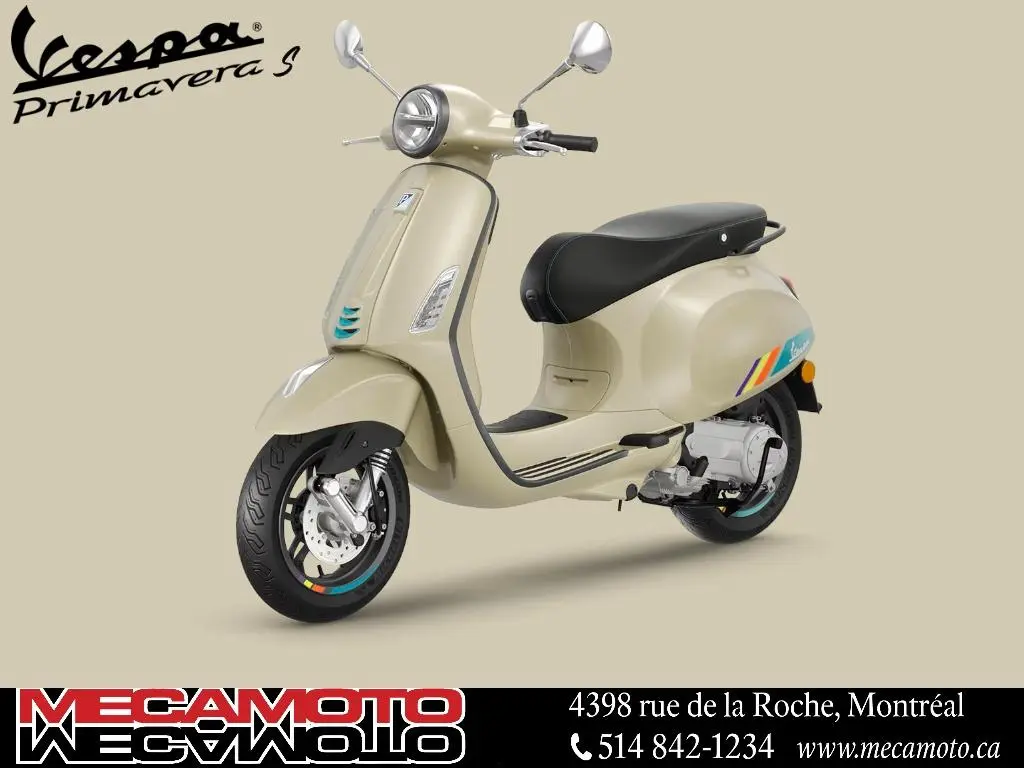 ❤primavera❤ New 2025 Vespa Primavera S 50 in Montréal - Mecamoto