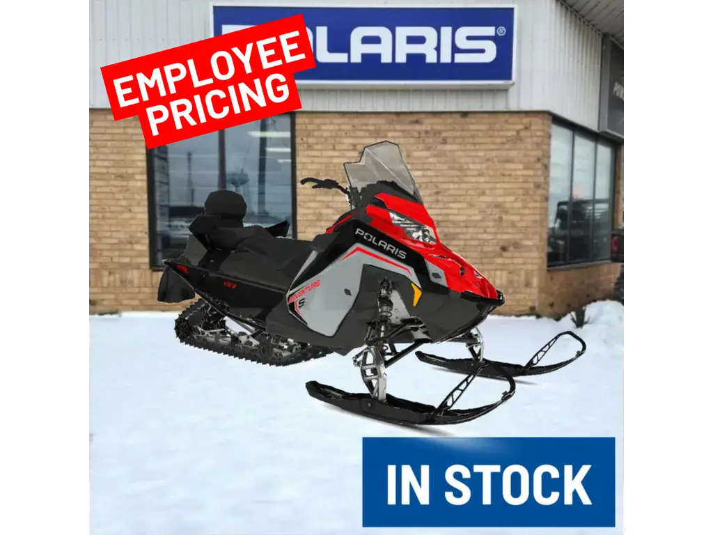 2025 Polaris ProStar S4 INDY Adventure 137 Storm Gray / Indy Red 