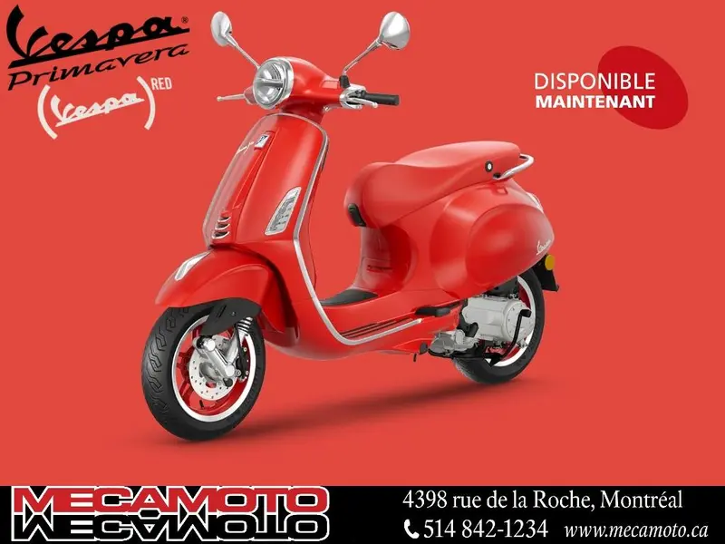 2025 Vespa Primavera 150 ÉDITION RED