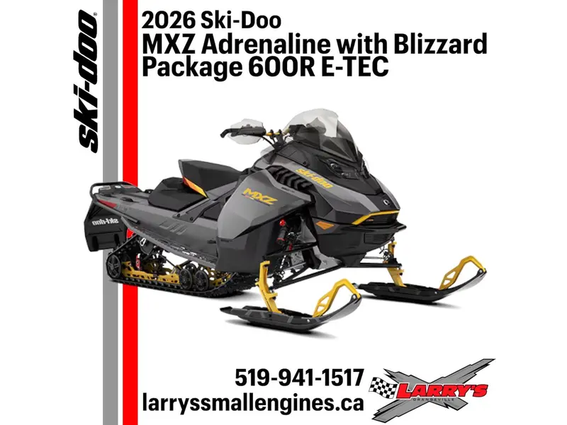 2026 Ski-Doo MXZ Adrenaline with Blizzard Package 600R UETB