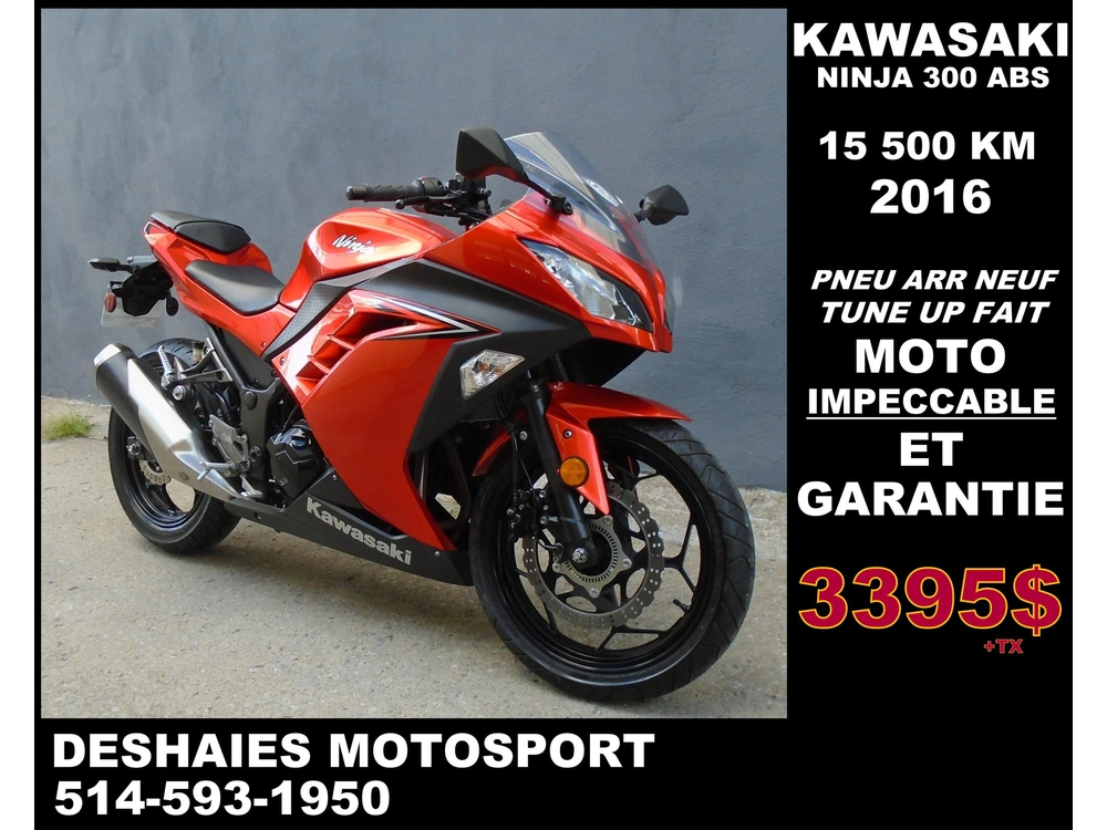 2016 Kawasaki Ninja 300 alt