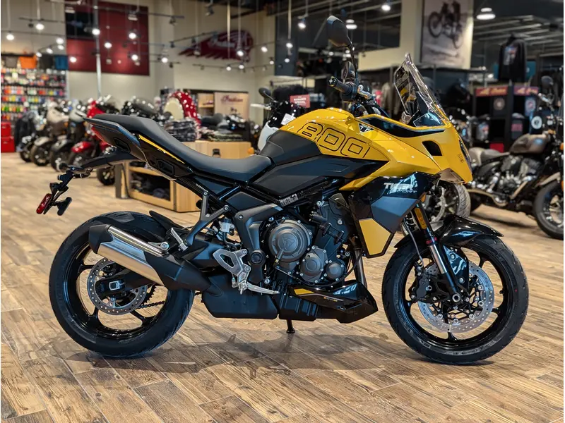 2026 Triumph Tiger Sport 800 // Cosmic Yellow/Sapphire Black