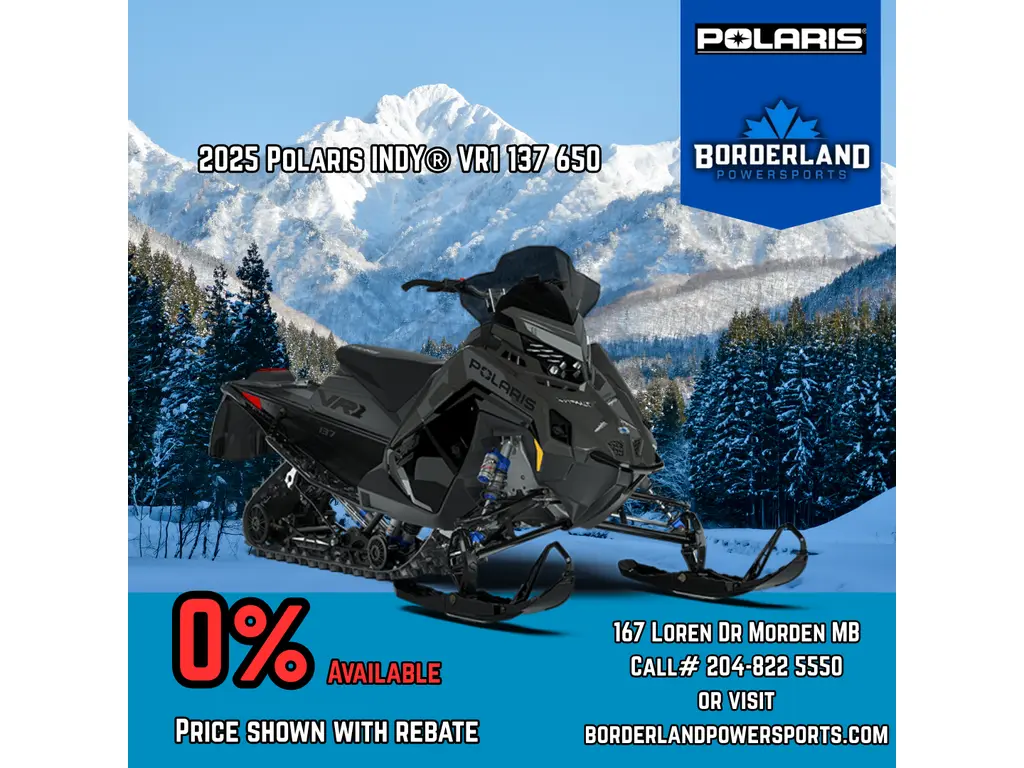 2025 Polaris INDY® VR1 137 650 