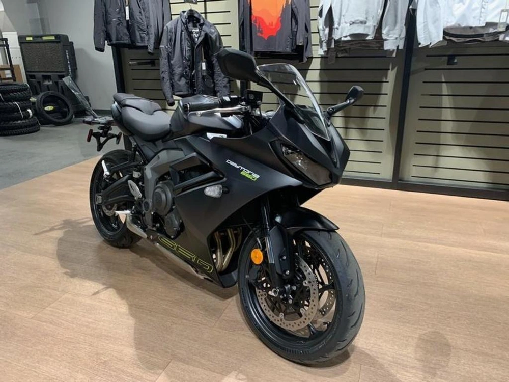 2025 Triumph Daytona 660 - Satin Granite / Satin Jet Black alt