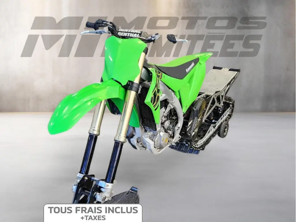 2021 Kawasaki KX450 et Timbersled SX120