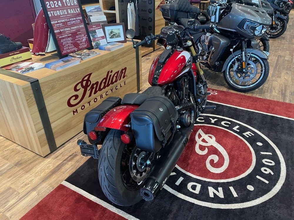 2025 Indian Motorcycle Scout 101 - Sunset Red Metallic alt