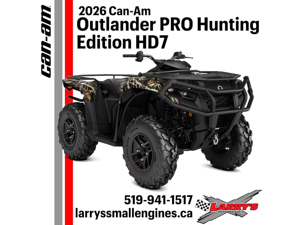 2026 Can-am Outlander Pro Hunting Edition Hd7 alt