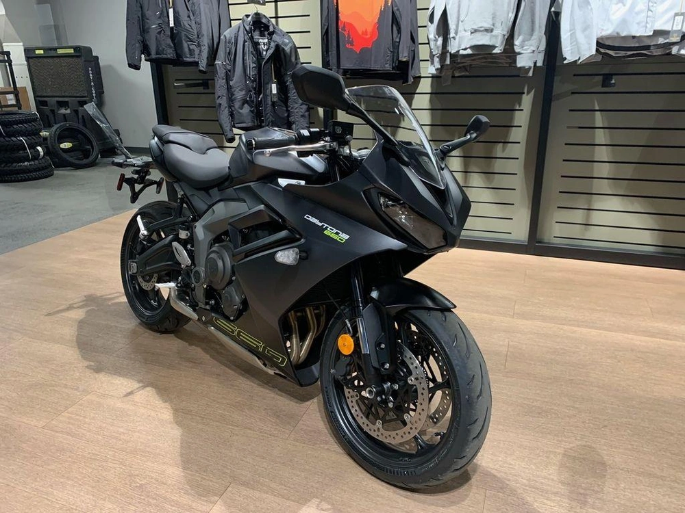 2025 Triumph Daytona 660 - Satin Graphite/satin Jet Black alt