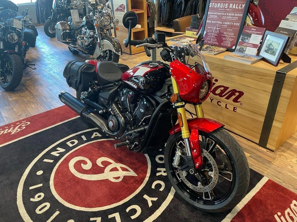 2025 Indian Motorcycle Scout 101 - Sunset Red Metallic alt