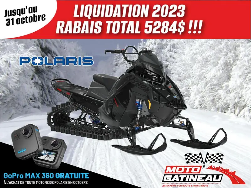 2023 Polaris Patriot Boost RMK KHAOS SLASH 155 S23TFM8MS