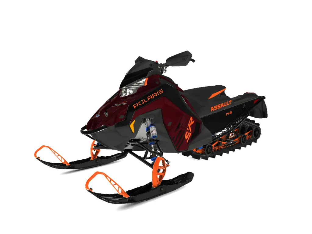 2025 Polaris Patriot 9R Switchback Assault 146 // Matte Dark Cherry/Gloss Black