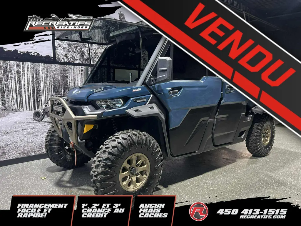 Can-Am DEFENDER MAX HD10 LIMITED CAB 2025 - **VERSION AMÉLIORER COMPARÉ AU ANCIEN!!**