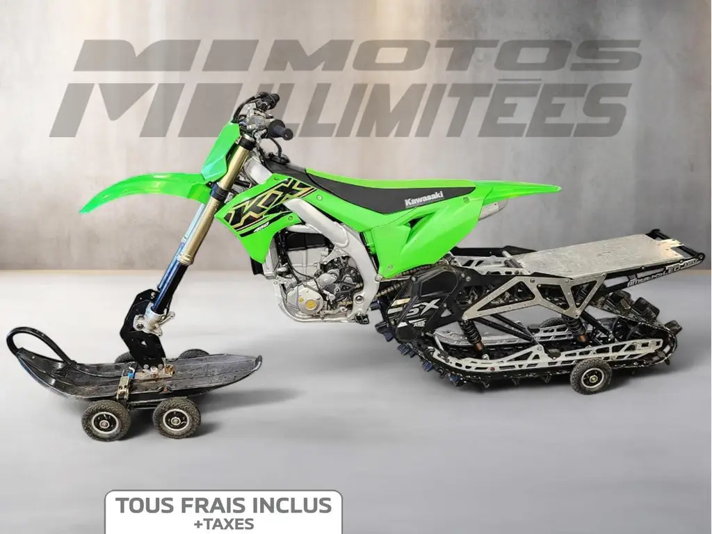 2021 Kawasaki KX450 et Timbersled SX120